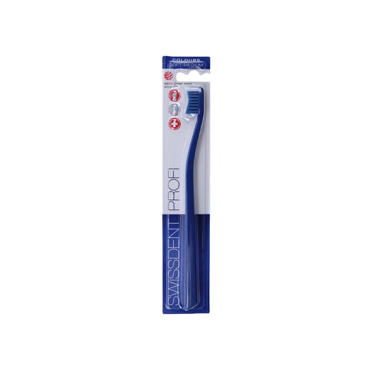 SWISSDENT - Profi Colours Toothbrush Soft Medium Blue