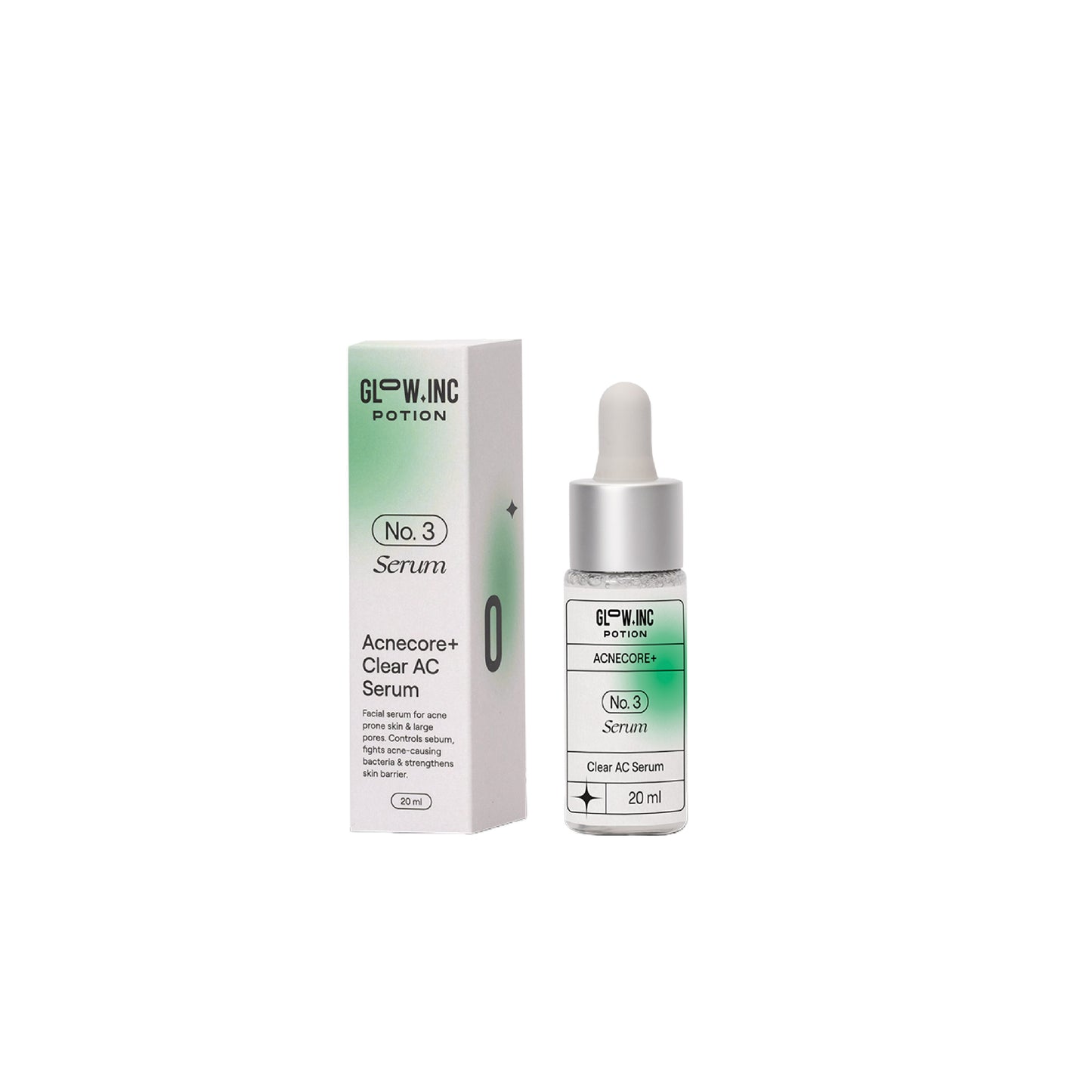 GLOWINC - Potion Acnecore + Clear AC Serum 20 ml