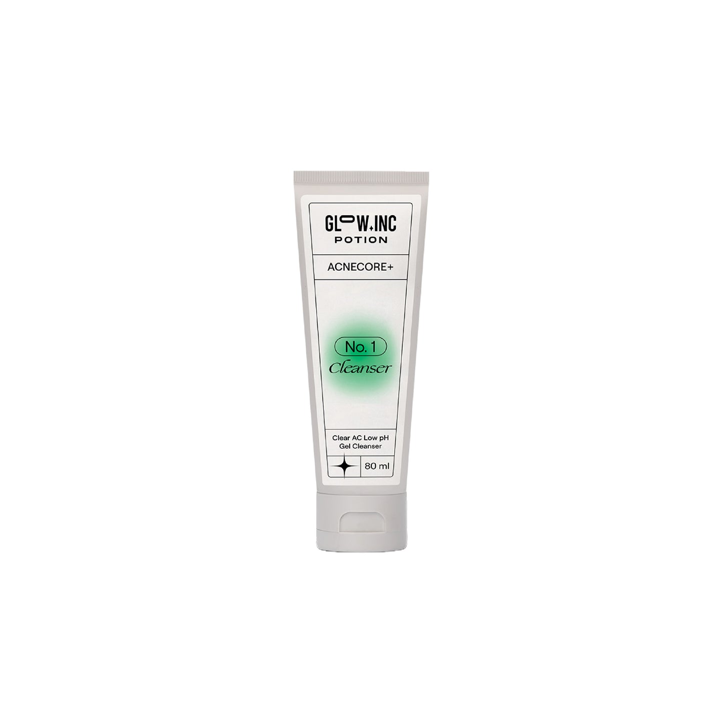 GLOWINC - Potion Acnecore + Clear AC low pH Gel Cleanser 80 ml