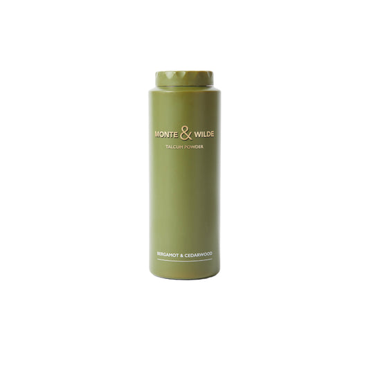 MONTE & WILDE - Bergamot & Cedarwood Talcum Powder 150 g