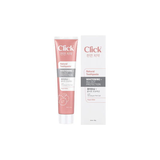 CLICK - Natural Toothpaste Whitening + All Out Protection