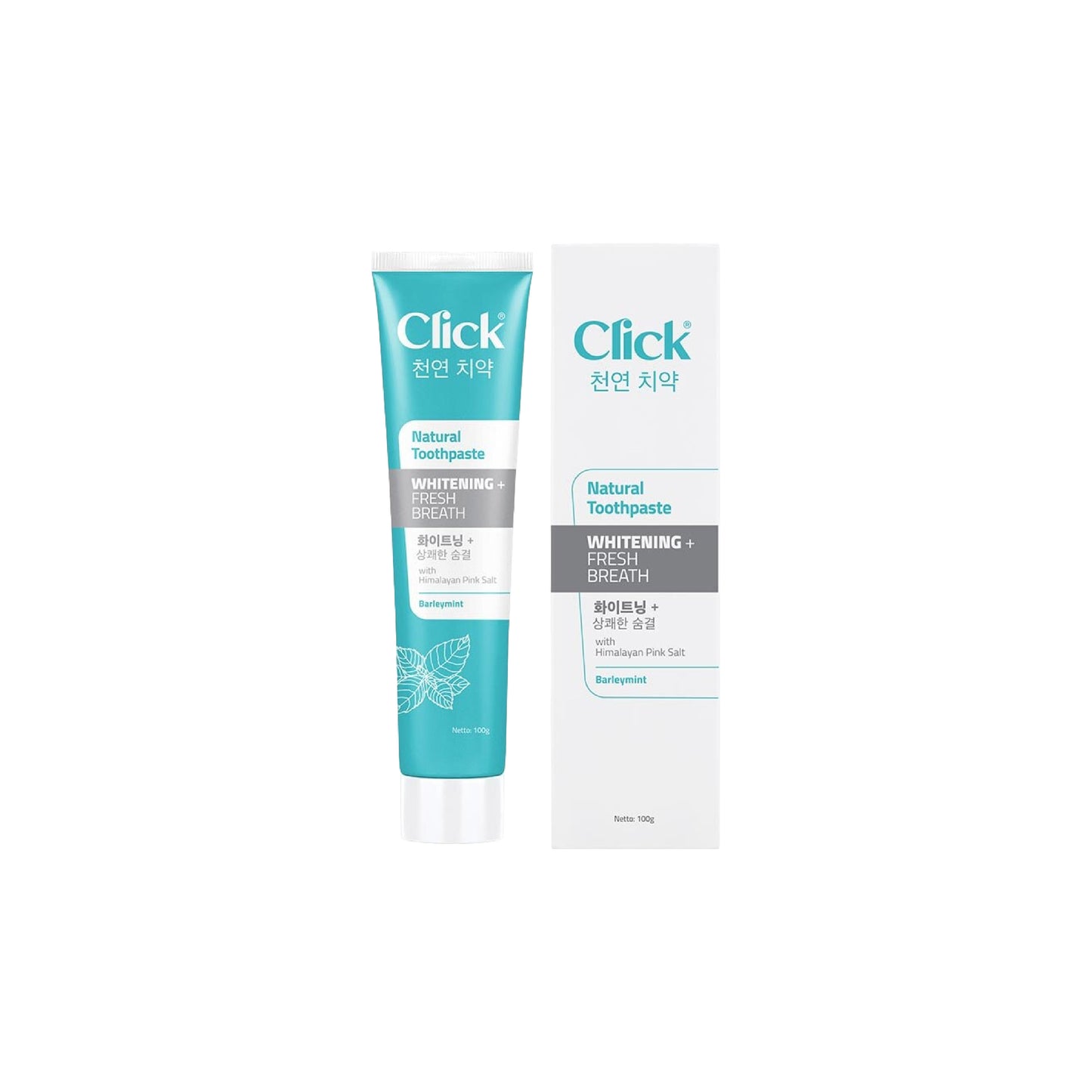 CLICK - Natural Toothpaste Whitening + Fresh Breath